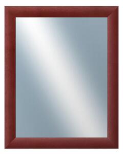 DANTIK - Zarámované zrcadlo - rozměr s rámem cca 40x50 cm z lišty LEDVINKA vínová (1445)