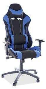 Herní židle VAJA - černá / modrá