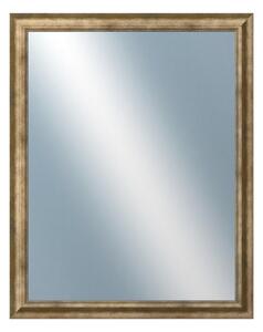 DANTIK - Zarámované zrcadlo - rozměr s rámem cca 40x50 cm z lišty TRITON bílý bronz (2140)
