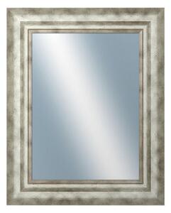 DANTIK - Zarámované zrcadlo - rozměr s rámem cca 40x50 cm z lišty TRITON široký stříbrný (2950)