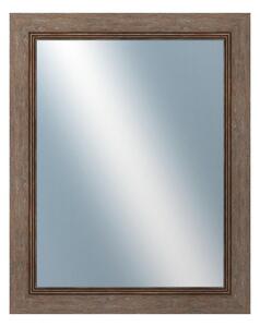 DANTIK - Zarámované zrcadlo - rozměr s rámem cca 40x50 cm z lišty CARRARA hnědá (2894)