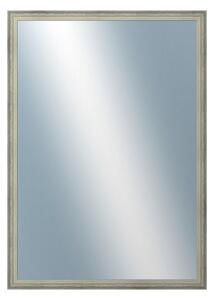 DANTIK - Zarámované zrcadlo - rozměr s rámem cca 50x70 cm z lišty DELFINO stříbrná (2897)