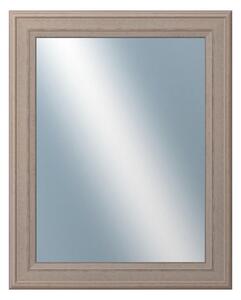 DANTIK - Zarámované zrcadlo - rozměr s rámem cca 40x50 cm z lišty STEP hnědá (3020)
