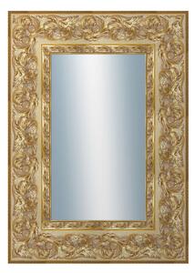 DANTIK - Zarámované zrcadlo - rozměr s rámem cca 50x70 cm z lišty KŘÍDLO zdobné zlaté (2890)