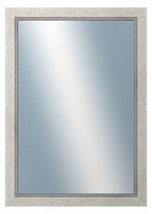 DANTIK - Zarámované zrcadlo - rozměr s rámem cca 50x70 cm z lišty CARRARA bílá (2896)