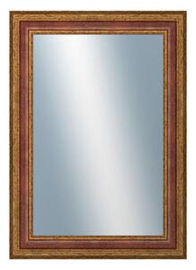 DANTIK - Zarámované zrcadlo - rozměr s rámem cca 50x70 cm z lišty HRAD červená (3006)