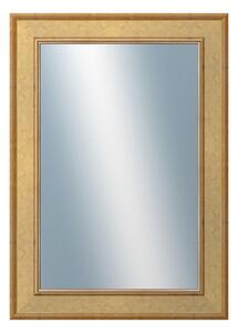 DANTIK - Zarámované zrcadlo - rozměr s rámem cca 50x70 cm z lišty TOOTH zlatá (2778)