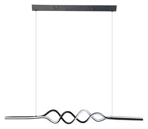 LED Lustr na lanku ANCONA LED/36W/230V černá