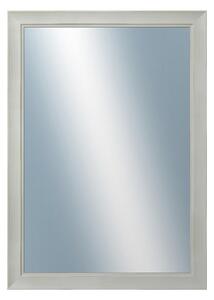 DANTIK - Zarámované zrcadlo - rozměr s rámem cca 50x70 cm z lišty ANDRÉ velká bílá (3155)