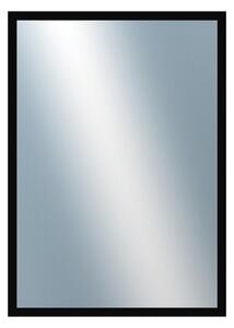 DANTIK - Zarámované zrcadlo - rozměr s rámem cca 50x70 cm z lišty FC černá vysoká (2185)