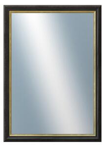 DANTIK - Zarámované zrcadlo - rozměr s rámem cca 50x70 cm z lišty Anversa černá AU (3149)