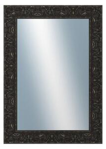 DANTIK - Zarámované zrcadlo - rozměr s rámem cca 50x70 cm z lišty PRAHA černá (2753)