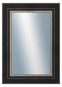 DANTIK - Zarámované zrcadlo - rozměr s rámem cca 50x70 cm z lišty GREECE černá (2641)