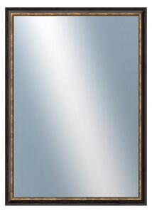 DANTIK - Zarámované zrcadlo - rozměr s rámem cca 50x70 cm z lišty TRITON černá (2139)