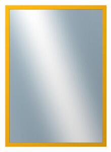 DANTIK - Zarámované zrcadlo - rozměr s rámem cca 50x70 cm z lišty PERLA žlutá lesklá vysoká (2880)
