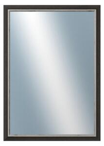 DANTIK - Zarámované zrcadlo - rozměr s rámem cca 50x70 cm z lišty TAIGA černá (3108)