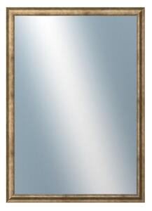 DANTIK - Zarámované zrcadlo - rozměr s rámem cca 50x70 cm z lišty TRITON bílý bronz (2140)