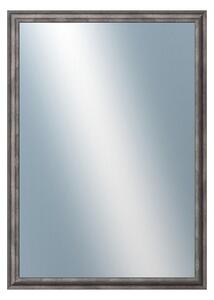 DANTIK - Zarámované zrcadlo - rozměr s rámem cca 50x70 cm z lišty TRITON cín (2146)