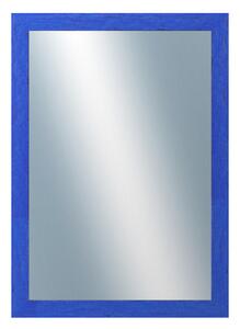 DANTIK - Zarámované zrcadlo - rozměr s rámem cca 50x70 cm z lišty RETRO modrá (2532)