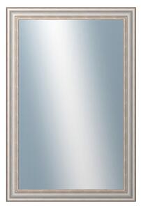 DANTIK - Zarámované zrcadlo - rozměr s rámem cca 40x60 cm z lišty TOULON bílá velká (2665)