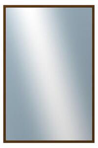 DANTIK - Zarámované zrcadlo - rozměr s rámem cca 40x60 cm z lišty Hliník hnědá | P269-211 (7269211)