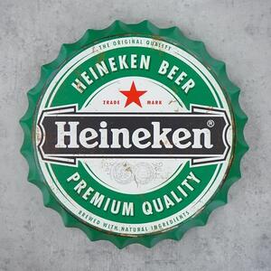 Pivní víčko na zeď Heineken 1