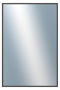 DANTIK - Zarámované zrcadlo - rozměr s rámem cca 40x60 cm z lišty Hliník hnědá | P01-022 (7001022)