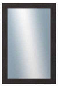 DANTIK - Zarámované zrcadlo - rozměr s rámem cca 40x60 cm z lišty 4020 hnědá (2767)