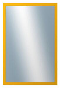 DANTIK - Zarámované zrcadlo - rozměr s rámem cca 40x60 cm z lišty PERLA žlutá lesklá vysoká (2880)