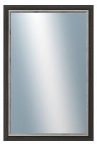 DANTIK - Zarámované zrcadlo - rozměr s rámem cca 40x60 cm z lišty TAIGA černá (3108)