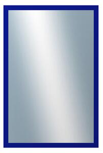 DANTIK - Zarámované zrcadlo - rozměr s rámem cca 40x60 cm z lišty PERLA modrá lesklá vysoká (2877)