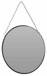 DekorStyle Nástěnné zrcadlo Blaire 20 cm černé