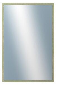 DANTIK - Zarámované zrcadlo - rozměr s rámem cca 40x60 cm z lišty AKVAREL zelená vysoká (2655)