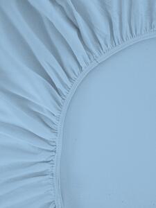 B.E.S. - Petrovice, s.r.o. Prostěradlo Jersey bavlna IDEAL - Světlá modrá Rozměr: 90 x 200