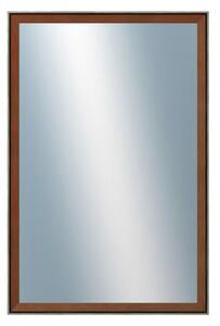 DANTIK - Zarámované zrcadlo - rozměr s rámem cca 40x60 cm z lišty Inclinata colori hnědá (3135)