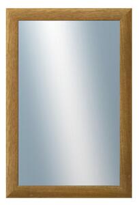 DANTIK - Zarámované zrcadlo - rozměr s rámem cca 40x60 cm z lišty LEDVINKA hnědá (1441)