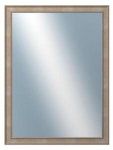 DANTIK - Zarámované zrcadlo - rozměr s rámem cca 60x80 cm z lišty TOOTH malá stříbrná (3162)