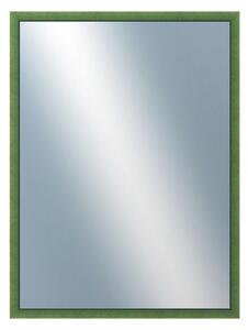 DANTIK - Zarámované zrcadlo - rozměr s rámem cca 60x80 cm z lišty BOX zelená mořená (1751)