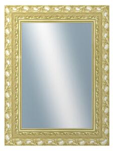 DANTIK - Zarámované zrcadlo - rozměr s rámem cca 60x80 cm z lišty ROKOKO zlatá házená (2882)