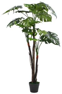 Umělá rostlina monstera s květináčem - 130 cm | zelený