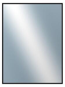 DANTIK - Zarámované zrcadlo - rozměr s rámem cca 60x80 cm z lišty Hliník černá lesklá |P269-016 (7269016)