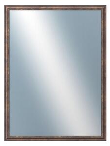 DANTIK - Zarámované zrcadlo - rozměr s rámem cca 60x80 cm z lišty TRITON měď antik (2141)