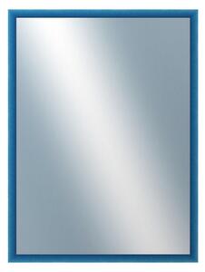 DANTIK - Zarámované zrcadlo - rozměr s rámem cca 60x80 cm z lišty BOX modrá mořená (1753)
