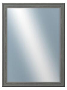DANTIK - Zarámované zrcadlo - rozměr s rámem cca 60x80 cm z lišty STEP tmavěšedá (3021)