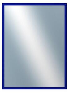 DANTIK - Zarámované zrcadlo - rozměr s rámem cca 60x80 cm z lišty PERLA modrá lesklá vysoká (2877)