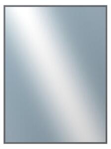 DANTIK - Zarámované zrcadlo - rozměr s rámem cca 60x80 cm z lišty Hliník platina | P03-019 (7003019)