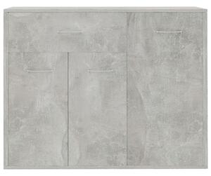 Příborník Maddie - betonově šedý | 88x30x70 cm