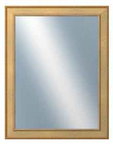 DANTIK - Zarámované zrcadlo - rozměr s rámem cca 70x90 cm z lišty TOOTH zlatá (2778)