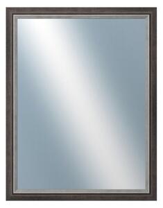 DANTIK - Zarámované zrcadlo - rozměr s rámem cca 70x90 cm z lišty AMALFI černá (3118)
