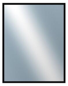 DANTIK - Zarámované zrcadlo - rozměr s rámem cca 70x90 cm z lišty FC černá vysoká (2185)